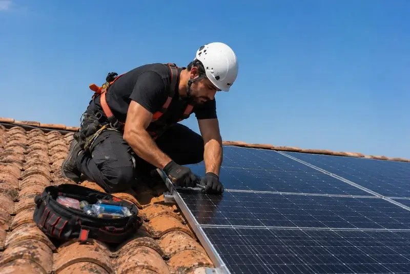 Maintenance et monitoring de panneaux solaires à Blagnac